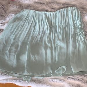 Bcbg blue mini skirt